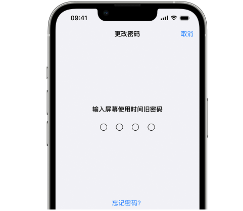 沙嘴街道iPhone屏幕维修分享iPhone屏幕使用时间密码忘记了怎么办 