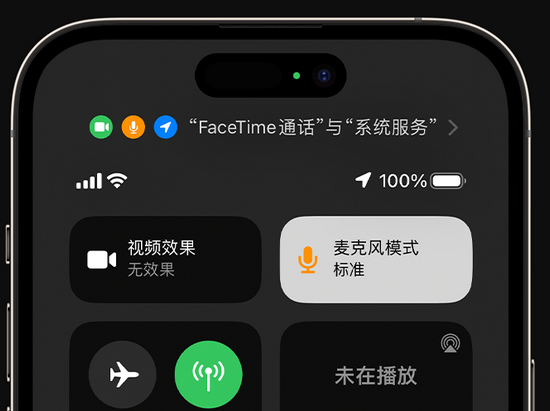 沙嘴街道苹果授权维修网点分享iPhone在通话时让你的声音更清晰 