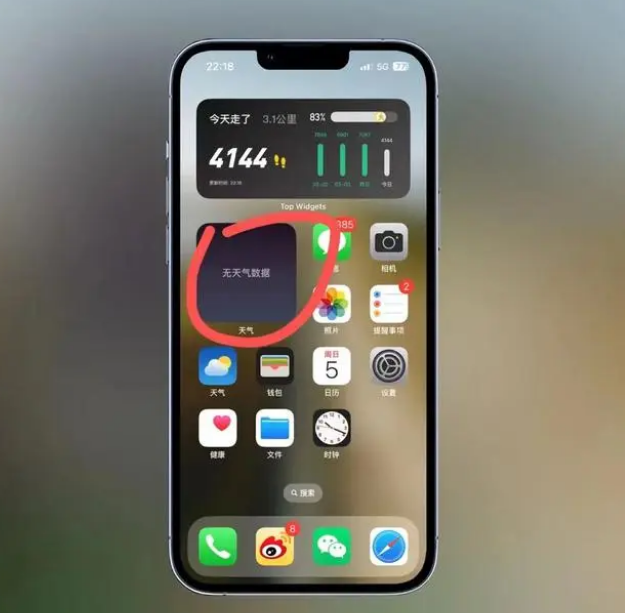 沙嘴街道苹果手机维修分享:iOS16主屏幕天气小组件无法正常工作怎么办？ 